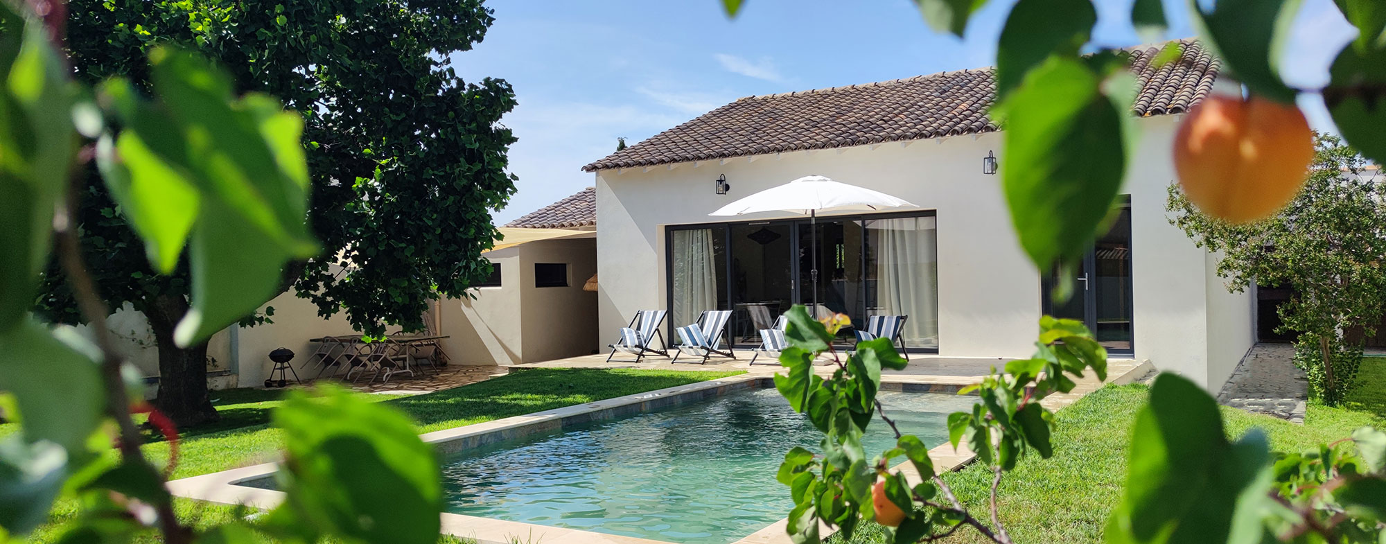 Location villa piscine provence alpilles camargue